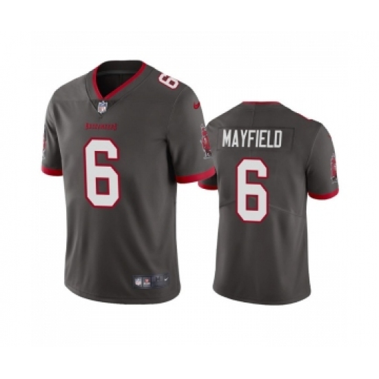 Men's Tampa Bay Buccaneers #6 Baker Mayfield Gray Vapor Untouchable Limited Stitched Jersey - Ujersey