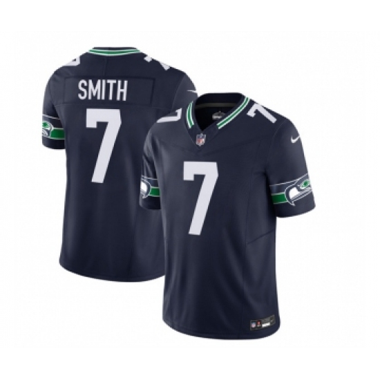 Men's Nike Seattle Seahawks #7 Geno Smith 2023 F.U.S.E. Navy Limited Football Stitched Jersey - Ujersey