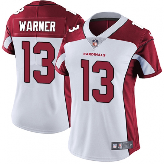 Women's Nike Arizona Cardinals #13 Kurt Warner Elite White NFL Jersey - Ujersey