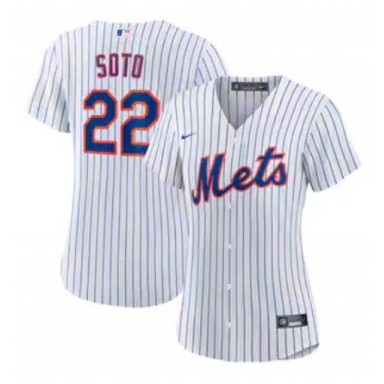 Women's New York Mets #22 Juan Soto Nike White Home Replica Player Jersey - Ujersey