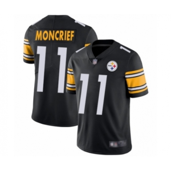Youth Pittsburgh Steelers #11 Donte Moncrief Black Team Color Vapor Untouchable Limited Player Football Jersey - Ujersey