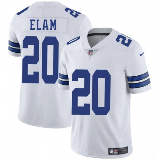 Men's Dallas Cowboys #20 Kaiir Elam White 2025 Vapor Untouchable Limited Football Stitched Jersey - Ujersey