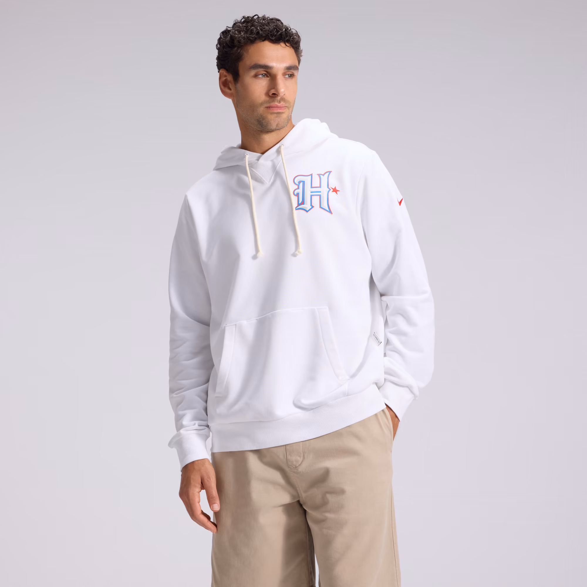 Men's Houston Texans  Nike White 2026 Rivalries Collection Standard Issue Sideline Pullover Hoodie - U-jersey