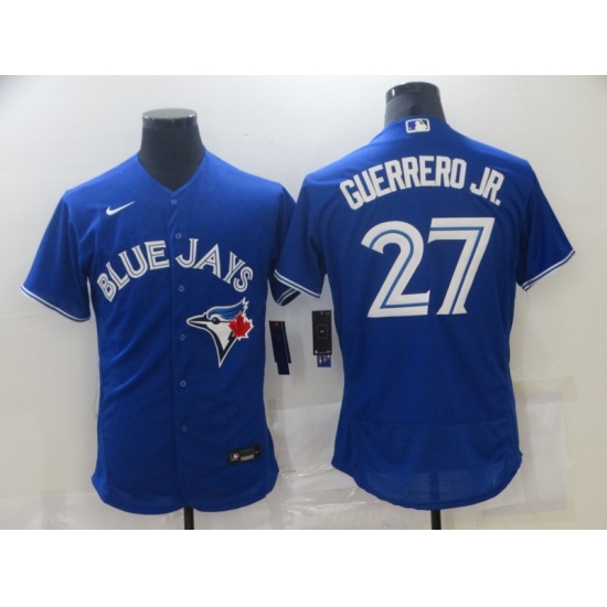 Men's Nike Toronto Blue Jays #27 Vladimir Guerrero Jr. Blue Home Stitched Baseball Jersey - Ujersey