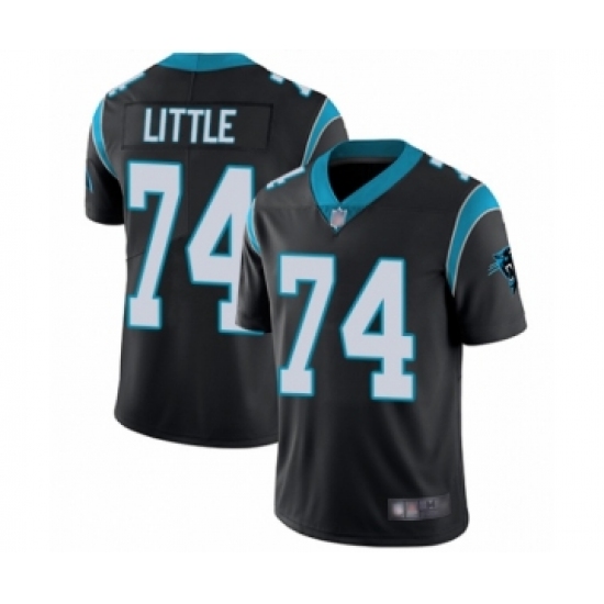 Men's Carolina Panthers #74 Greg Little Black Team Color Vapor Untouchable Limited Player Football Jersey - Ujersey