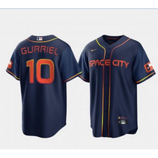 Men's Toddler Houston Astros #10 Yuli Gurriel Nike Navy 2022 City Connect Player Jersey - Ujersey