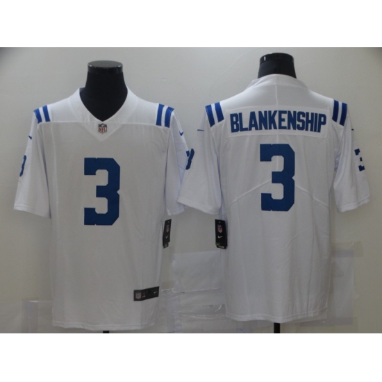 Men's Indianapolis Colts #3 Rodrigo Blankenship White Nike Royal Limited Jersey - Ujersey
