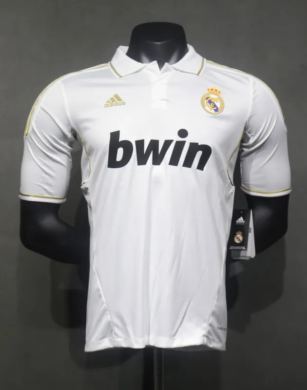 Real Madrid Retro Jersey Home Soccer Shirt 2011/12