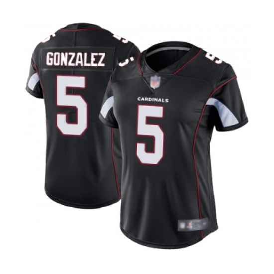 Women's Arizona Cardinals #5 Zane Gonzalez Black Alternate Vapor Untouchable Limited Player Football Jersey - Ujersey