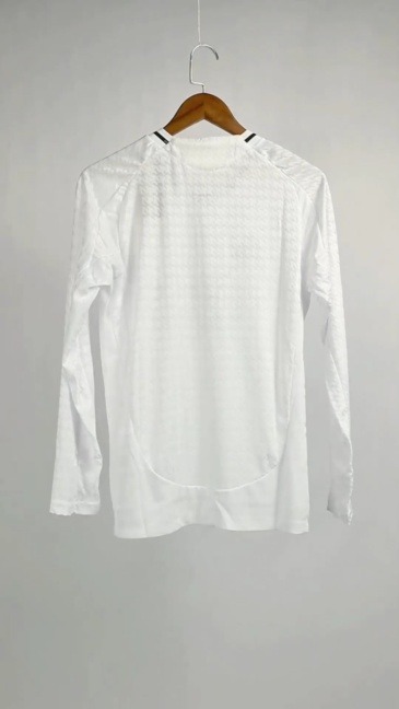 Real Madrid Soccer Jersey Home Long Sleeve Shirt 2024/25