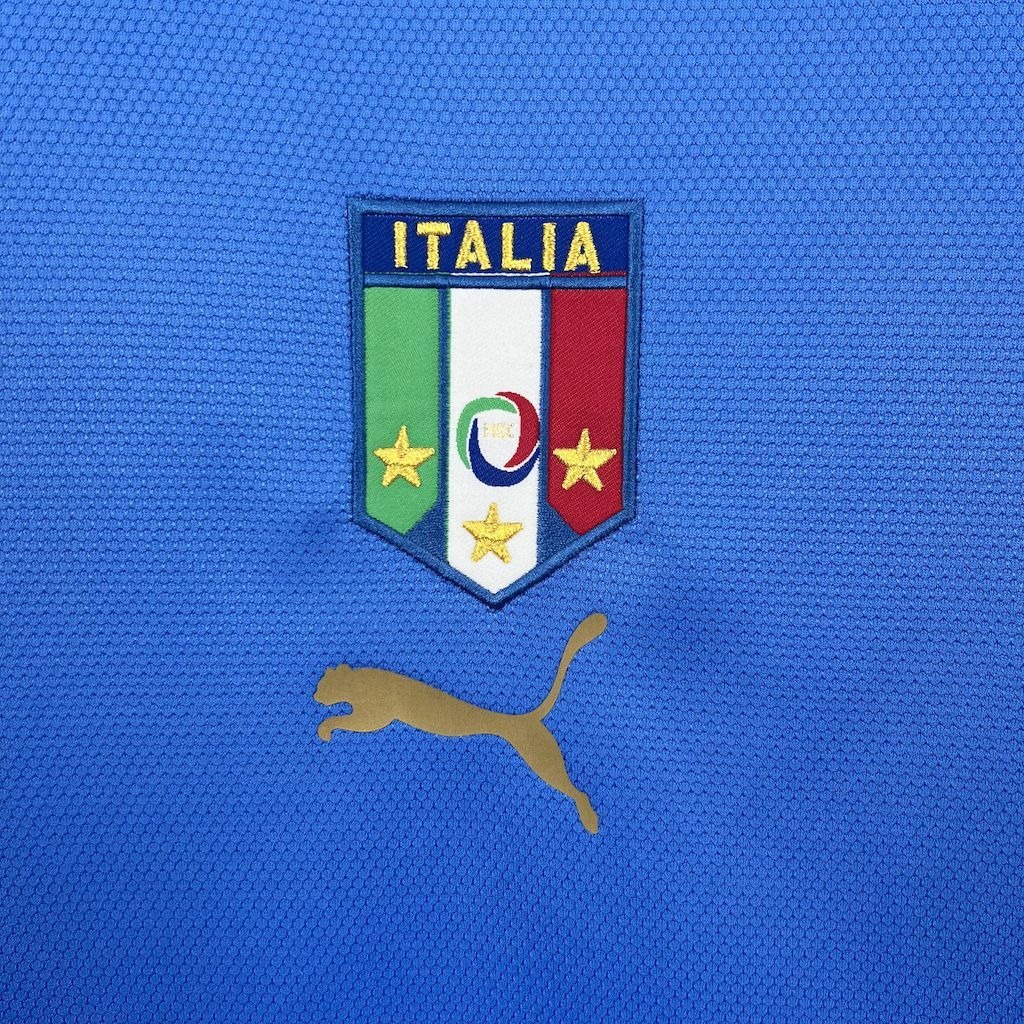 Italy Retro Soccer Jersey Home Custom Shirt 2006 - ujerseystore