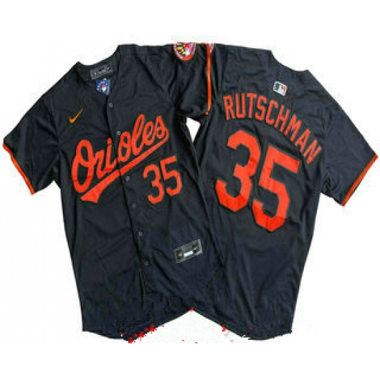 Men's Baltimore Orioles #35 Adley Rutschman Black Limited Jersey - Ujersey