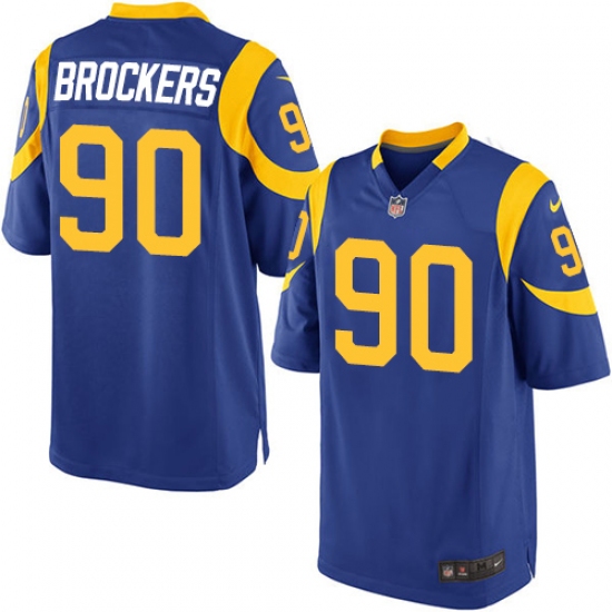 Men's Nike Los Angeles Rams #90 Michael Brockers Game Royal Blue Alternate NFL Jersey - Ujersey