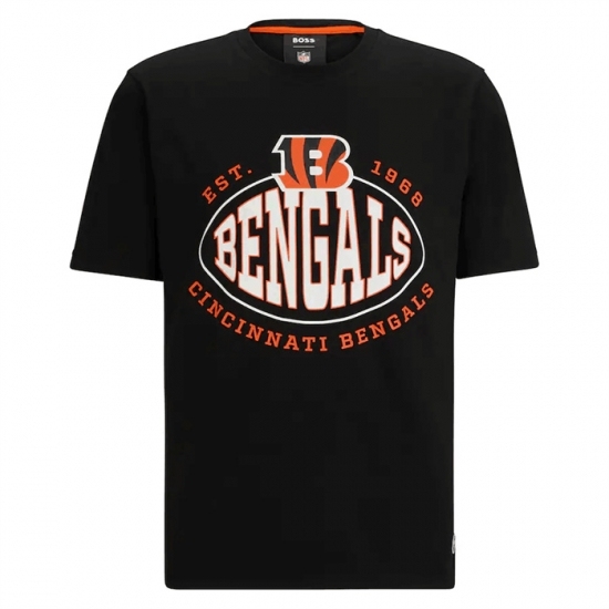 Men's Cincinnati Bengals Black BOSS X Trap T Shirt - Ujersey