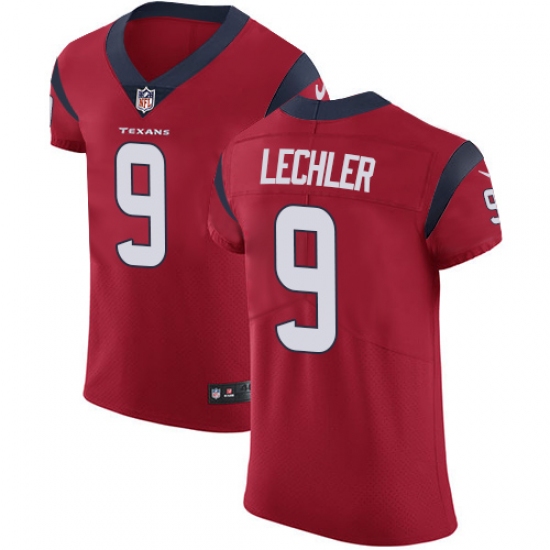 Men's Nike Houston Texans #9 Shane Lechler Red Alternate Vapor Untouchable Elite Player NFL Jersey - Ujersey