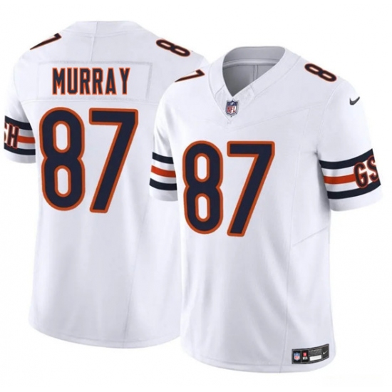 Men's Chicago Bears #87 Jordan Murray White 2025 F.U.S.E. Vapor Football Stitched Jersey - Ujersey