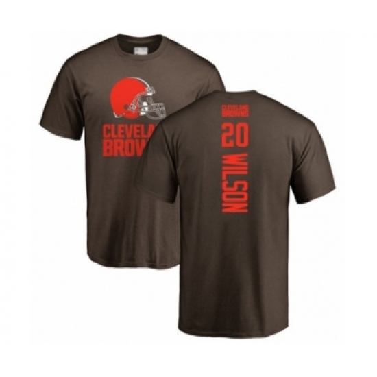 Football Cleveland Browns #20 Howard Wilson Brown Backer T-Shirt - Ujersey