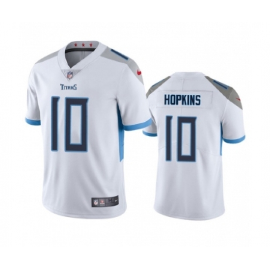 Men's Nike Tennessee Titans #10 DeAndre Hopkins White Vapor Untouchable Stitched Jersey - Ujersey