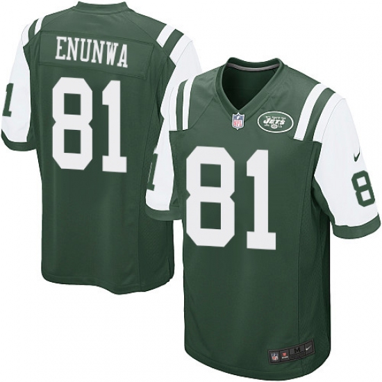 Men's Nike New York Jets #81 Quincy Enunwa Game Green Team Color NFL Jersey - Ujersey