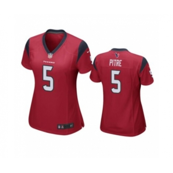 Women’s Houston Texans #5 Jalen Pitre Red Game Jersey
