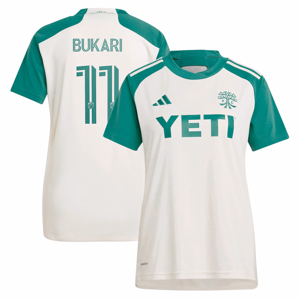 Women's Austin FC Osman Bukari adidas Tan 2024 The Armadillo Kit Replica Player Jersey