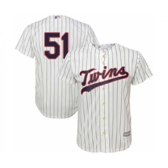 Youth Minnesota Twins #51 Brusdar Graterol Authentic Cream Alternate Cool Base Baseball Player Jersey - Ujersey