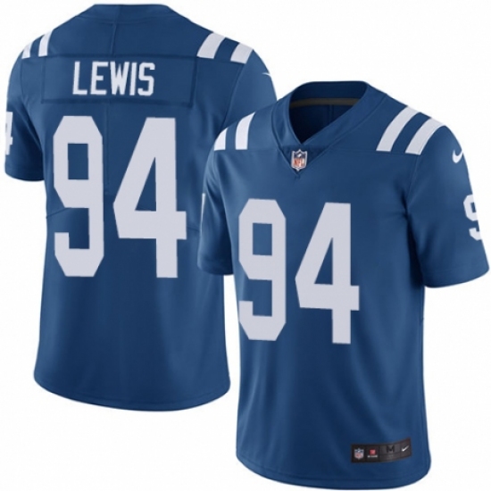 Youth Nike Indianapolis Colts #94 Tyquan Lewis Royal Blue Team Color Vapor Untouchable Elite Player NFL Jersey - Ujersey