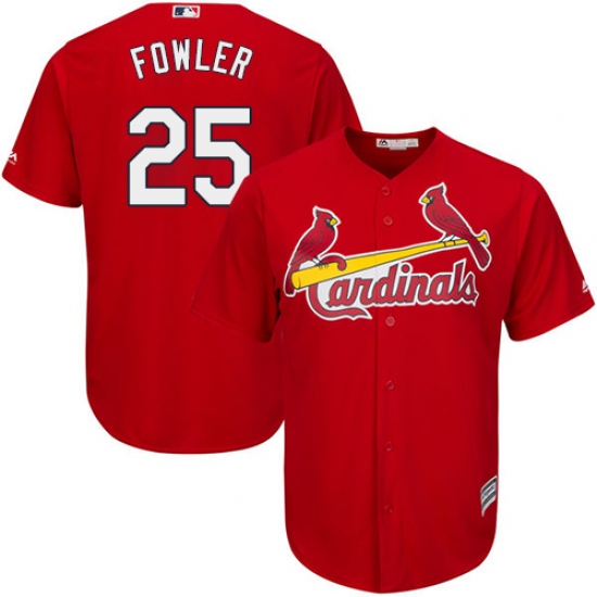 Youth Majestic St. Louis Cardinals #25 Dexter Fowler Authentic Red Alternate Cool Base MLB Jersey - Ujersey