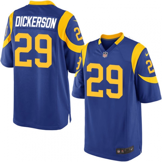 Men's Nike Los Angeles Rams #29 Eric Dickerson Game Royal Blue Alternate NFL Jersey - Ujersey