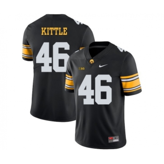 Iowa Hawkeyes 46 George Kittle Black College Football Jersey - Ujersey