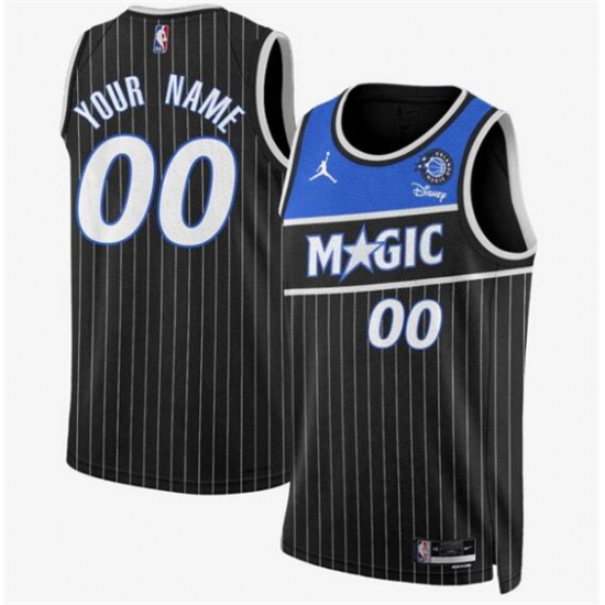 Men's Orlando Magic Active Player Custom Black 2025 New Generation of Magic Stitched Basketball Jersey - Ujersey