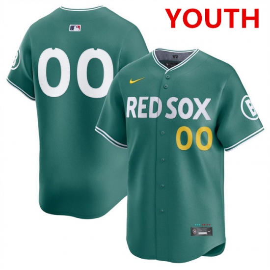 Youth Boston Red Sox ACTIVE PLAYER Custom Green 2025 City Connect Limited Stitched Baseball Jersey - Ujersey