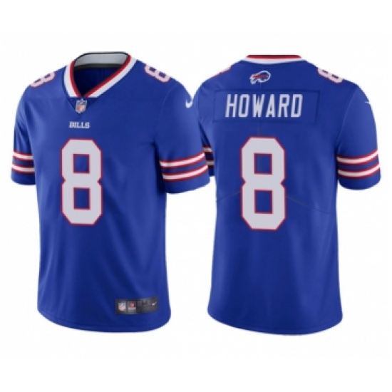 Men's Buffalo Bills #8 O. J. Howard Blue Royal Vapor Limited Football Jersey - Ujersey