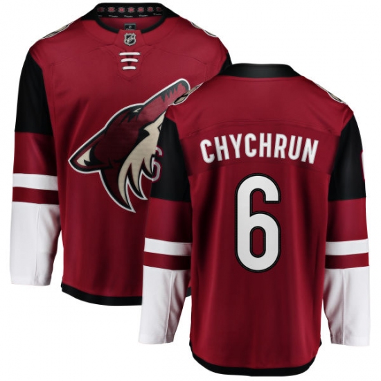 Youth Arizona Coyotes #6 Jakob Chychrun Fanatics Branded Burgundy Red Home Breakaway NHL Jersey - Ujersey