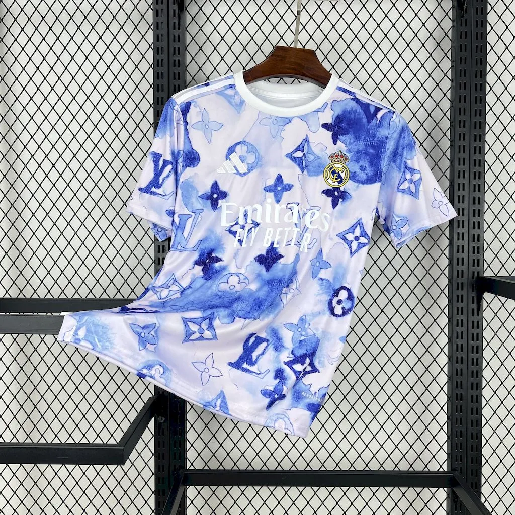 Real Madrid Soccer Jersey LV Joint Special Edition Custom Shirt 2025/26 - ujerseystore