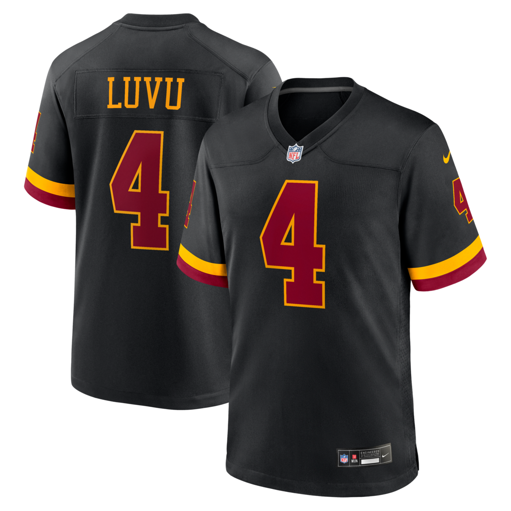 Men's Washington Commanders Frankie Luvu Nike Black Hail Raiser Alternate Game Jersey - U-jersey