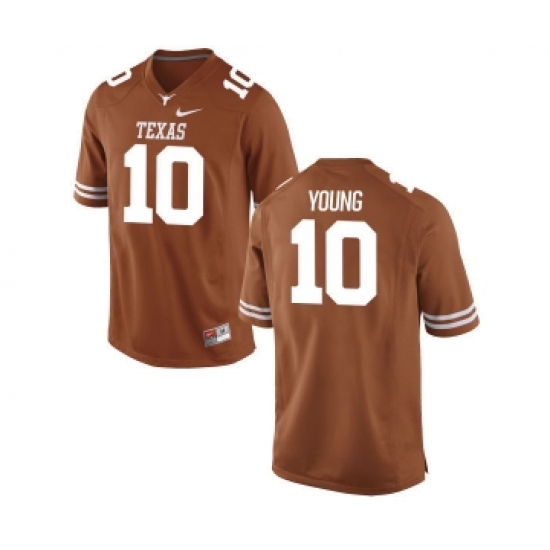 Texas Longhorns 10 Vince Young Orange Nike College Jersey - Ujersey