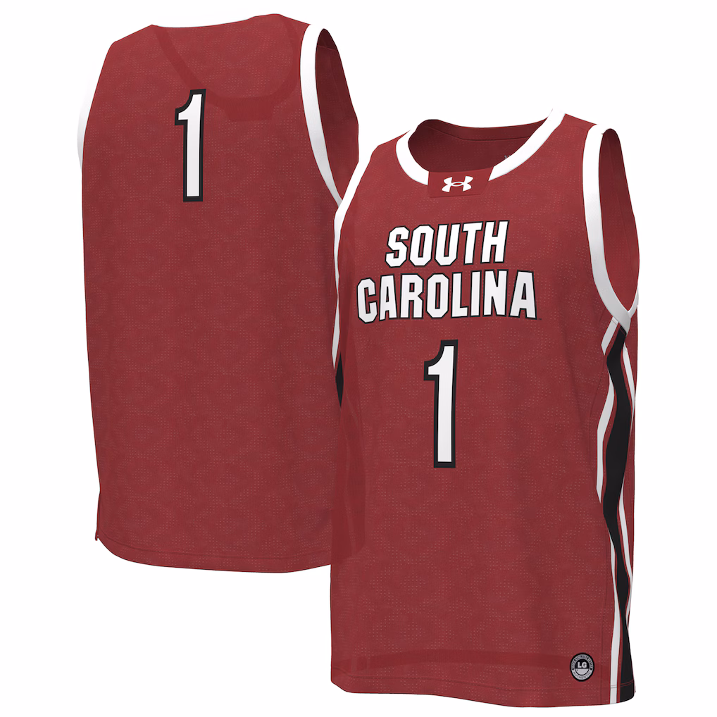 Women's Under Armour Garnet South Carolina Gamecocks #1 Replica Basketball Jersey