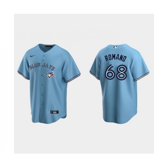 Men's Blue Jays 68 Jordan Romano Powder Blue Replica Jersey