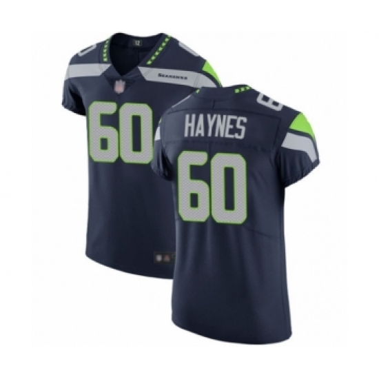 Men's Seattle Seahawks #60 Phil Haynes Navy Blue Team Color Vapor Untouchable Elite Player Football Jersey - Ujersey