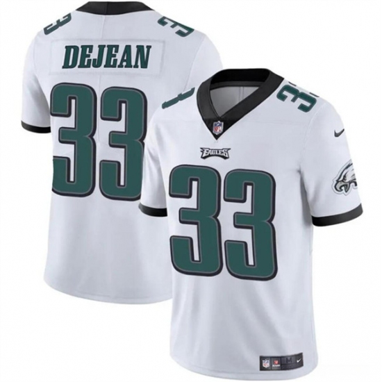 Men's Philadelphia Eagles #33 Cooper DeJean White 2024 Draft Vapor Untouchable Limited Football Stitched Jersey - Ujersey