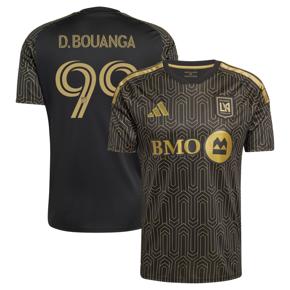 Men's LAFC Denis Bouanga adidas Black 2026 Primary Kit Replica Jersey - Ujersey