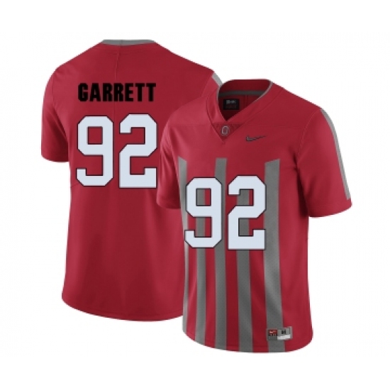 Ohio State Buckeyes 92 Haskell Garrett Red College Football Elite Jersey - Ujersey