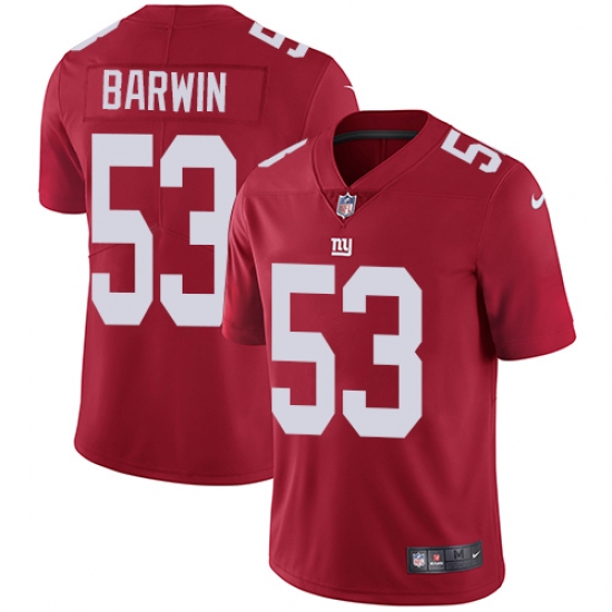 Youth Nike New York Giants #53 Connor Barwin Red Alternate Vapor Untouchable Limited Player NFL Jersey - Ujersey