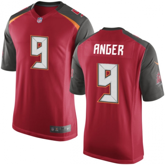 Men's Nike Tampa Bay Buccaneers #9 Bryan Anger Game Red Team Color NFL Jersey - Ujersey