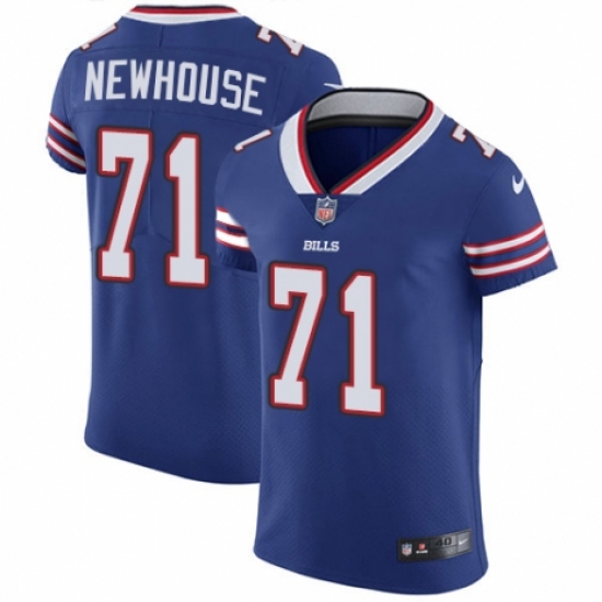 Men's Nike Buffalo Bills #71 Marshall Newhouse Royal Blue Team Color Vapor Untouchable Elite Player NFL Jersey - Ujersey