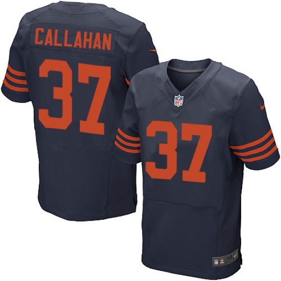 Men's Nike Chicago Bears #37 Bryce Callahan Elite Navy Blue Alternate NFL Jersey