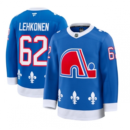 Men's Colorado Avalanche #62 Artturi Lehkonen Blue 2025 Alternate Stitched Jersey - Ujersey