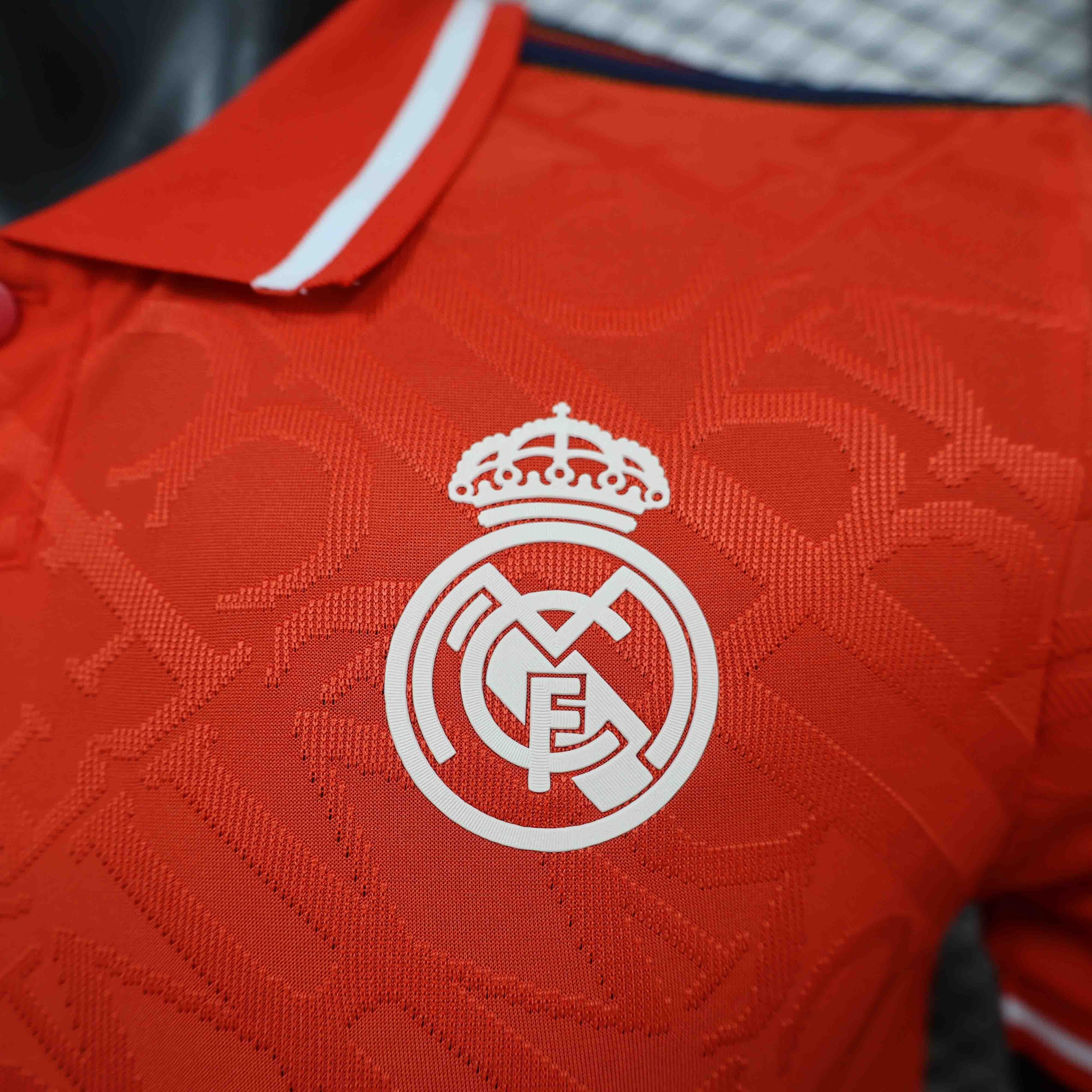 Real Madrid Soccer Jersey Red Special Edition Shirt 2024/25 - Ujersey NHL