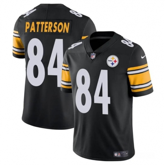 Men's Pittsburgh Steelers #84 Cordarrelle Patterson Black Vapor Untouchable Limited Football Stitched Jersey - Ujersey